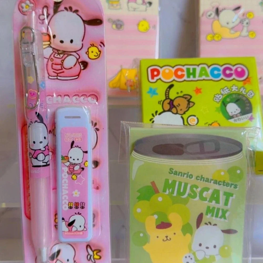 CUTEPOCHACCO 6-PIECE DESK AND STATIONERY NOTEPADS SET
